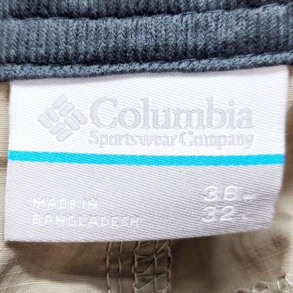 Columbia Fossil Silver Ridge Stretch Convertible Pants Shorts Men's NWT Brown - Picture 3 of 16